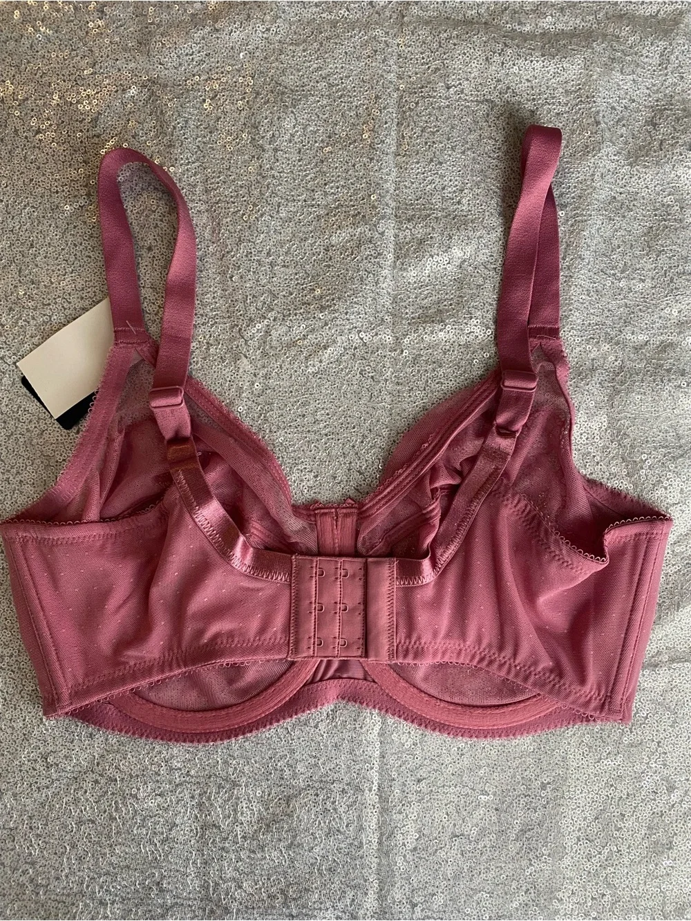Wacoal Retro Chic Full Figure Underwire Bra Dusty Rose Pink 36DD NWT